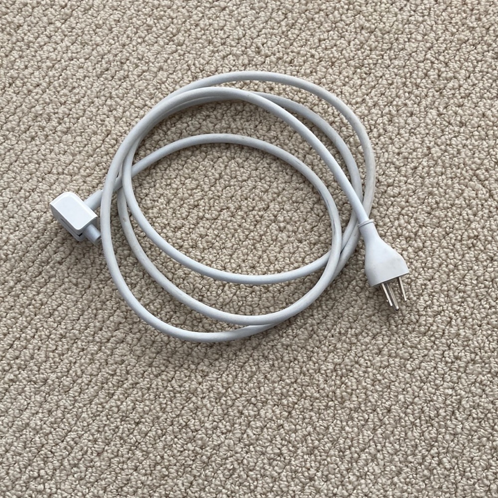 Apple Mac MacBook Air Power Adapter Charger Extension Cord Cable Extender EUC